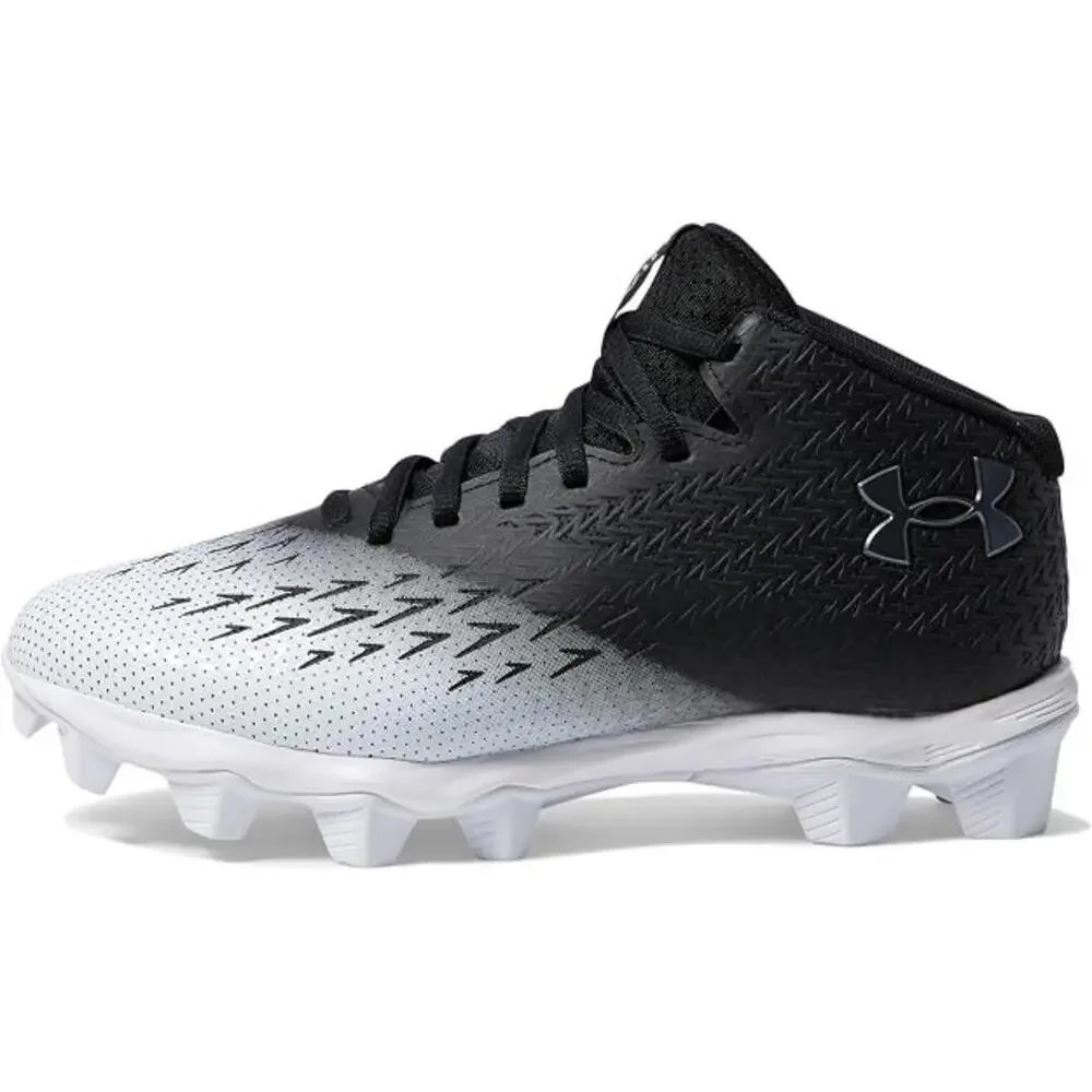 Under Armour Spotlight Franchise RM 4.0 Boys US 4 Black Football Cleats HTAT1600